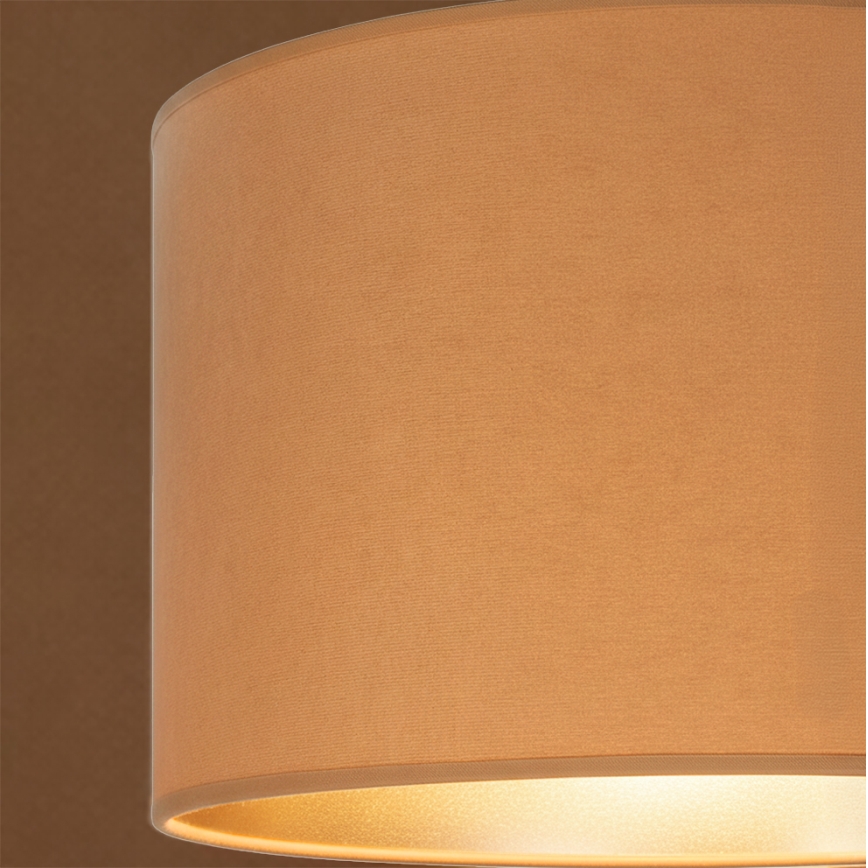 Brilagi - Pendel med kabel VELVET 1xE27/60W/230V diameter 40 cm beige/guld