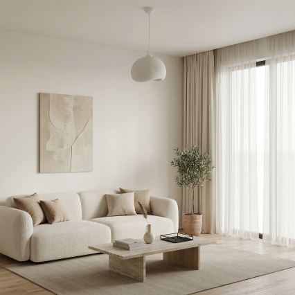 Brilagi - Pendel med kabel WABI SABI 1xE27/40W/230V Ø 34 cm hvid