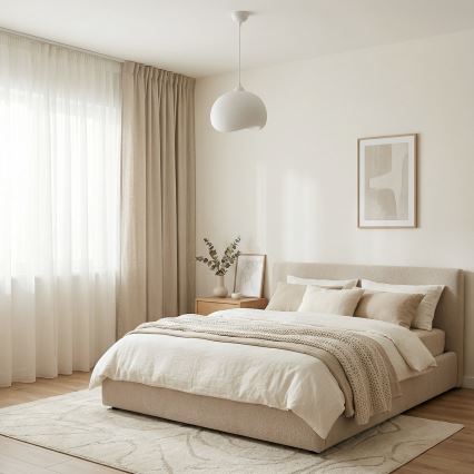Brilagi - Pendel med kabel WABI SABI 1xE27/40W/230V Ø 34 cm hvid