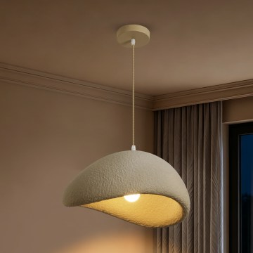 BRILAGI - Pendel med kabel WABI SABI 1xE27/60W/230V Ø 40 cm beige
