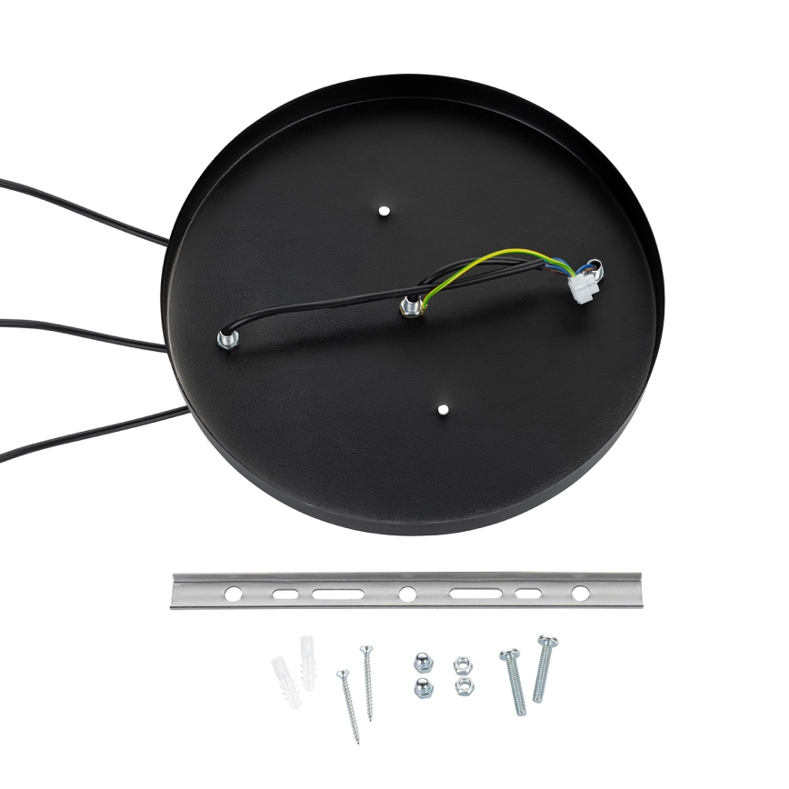 Brilagi - Pendel med kabel WABI SABI 3xE27/40W/230V Ø 60 cm sort