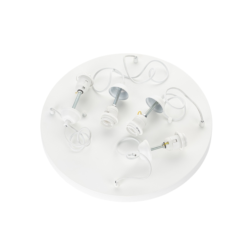 Brilagi - Pendel med kabel WABI SABI 4xE27/40W/230V Ø 90 cm hvid