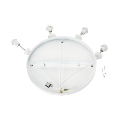 Brilagi - Pendel med kabel WABI SABI 4xE27/40W/230V Ø 90 cm hvid