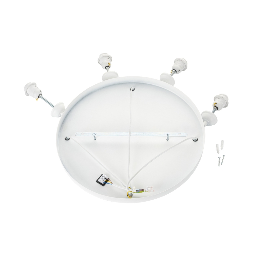 Brilagi - Pendel med kabel WABI SABI 4xE27/40W/230V Ø 90 cm hvid