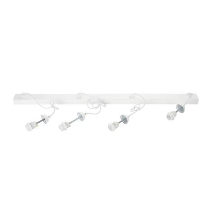 Brilagi - Pendel med kabelophæng WABI SABI 4xE27/40W/230V hvid