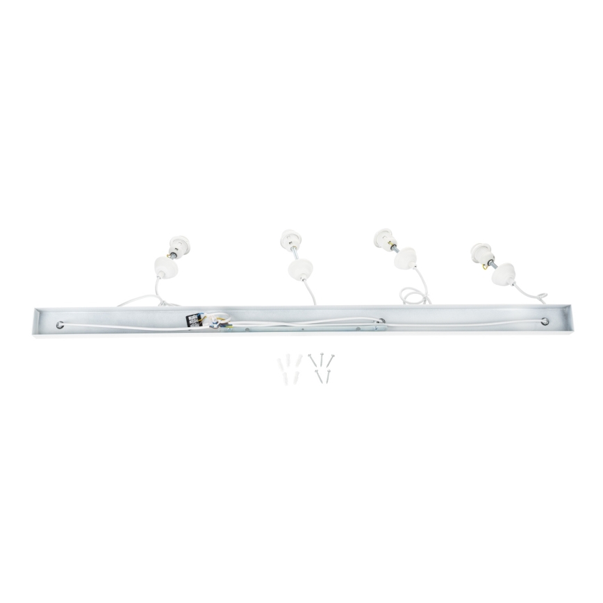 Brilagi - Pendel med kabelophæng WABI SABI 4xE27/40W/230V hvid