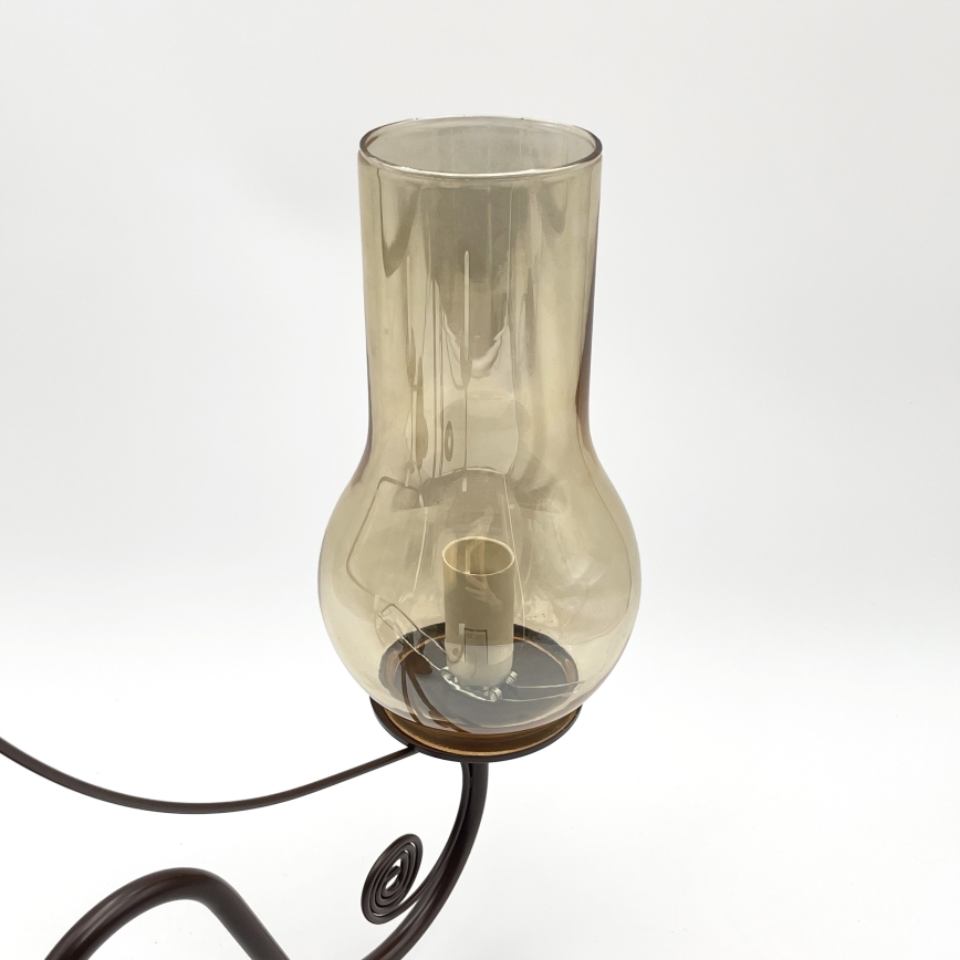Brilagi - Pendel med kædeophæng COTTAGE 5xE14/40W/230V brun