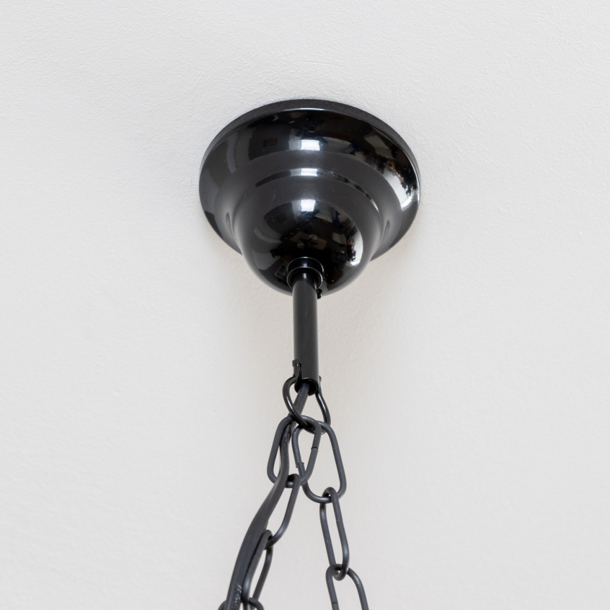 Brilagi - Pendel med kædeophæng QUEEN 2xE14/40W/230V bøg