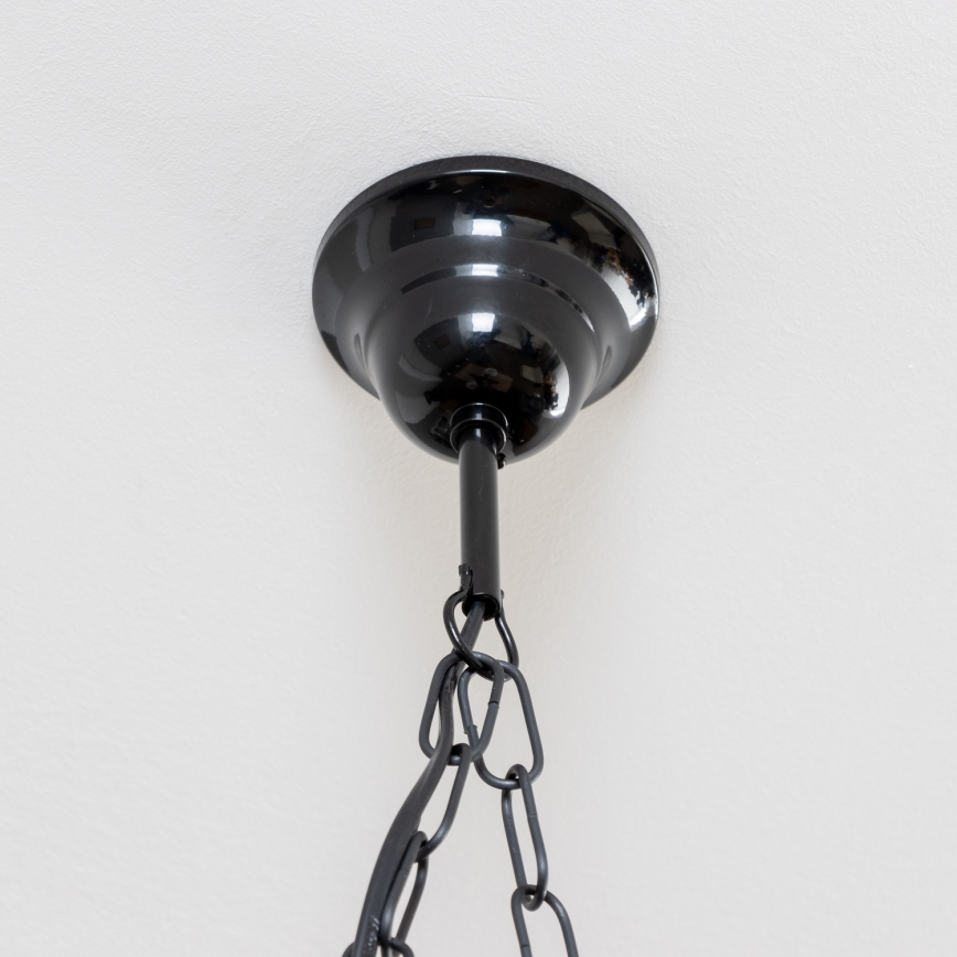 Brilagi - Pendel med kædeophæng QUEEN 2xE14/40W/230V bøg/valnød