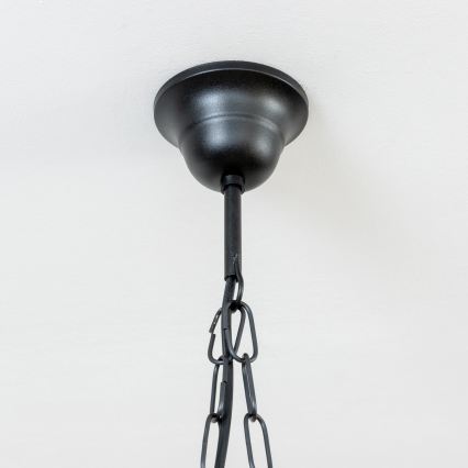 Brilagi - Pendel med kædeophæng RUSTIC 2xE14/40W/230V bøg