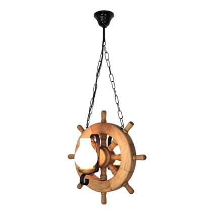 Brilagi - Pendel med kædeophæng TIMONA 2xE14/40W/230V bøg