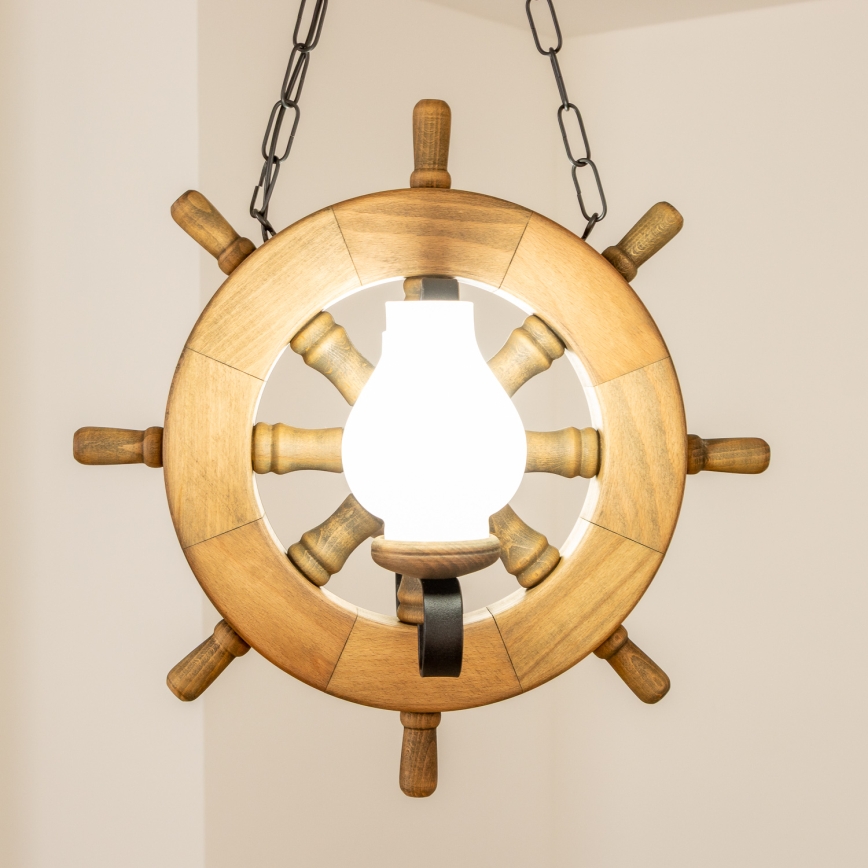 Brilagi - Pendel med kædeophæng TIMONA 2xE14/40W/230V bøg