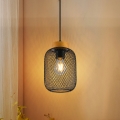 BRILAGI - Pendel med ledning BASKLITE 1xE27/15W/230V træ/sort