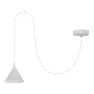 Brilagi - Pendel med ledning CONE SINGLE SPIDER 1xGX53/15W/230V hvid