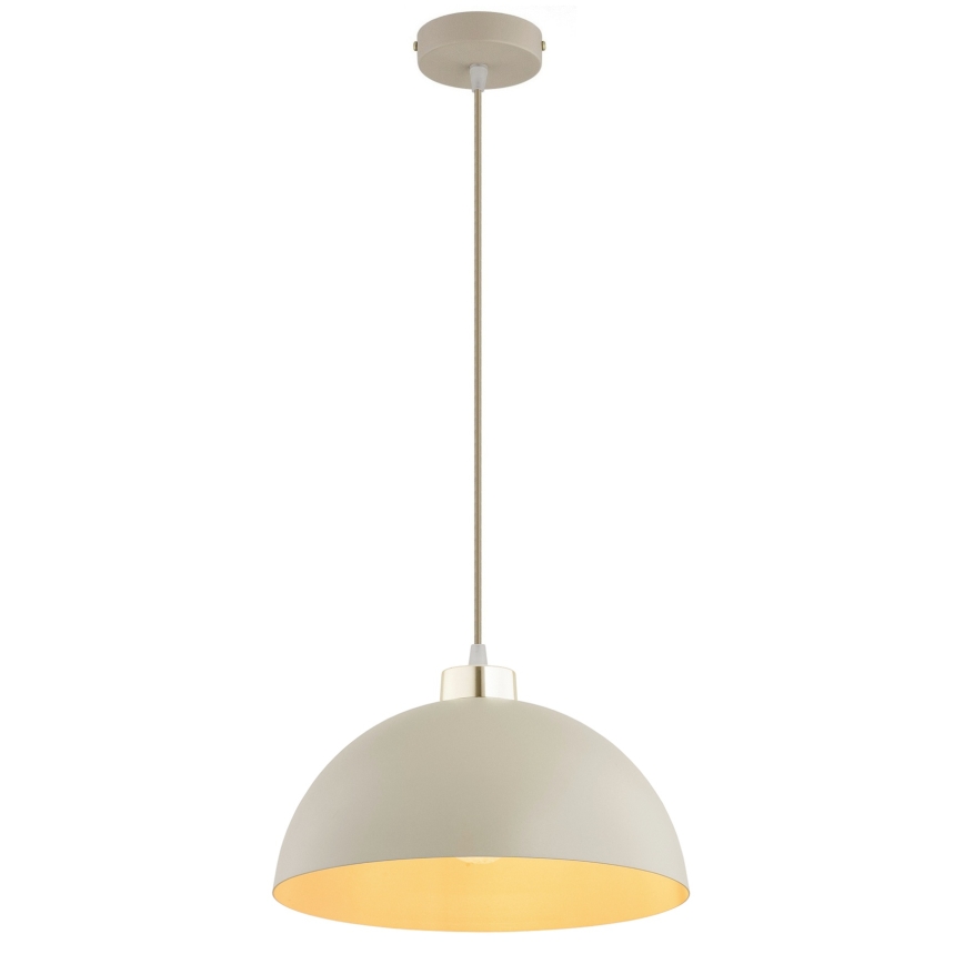 Brilagi - Pendel med ledning MOON 1xE27/60W/230V Ø 30 cm beige/guld