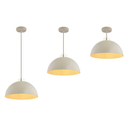 Brilagi - Pendel med ledning MOON 1xE27/60W/230V Ø 30 cm beige/guld