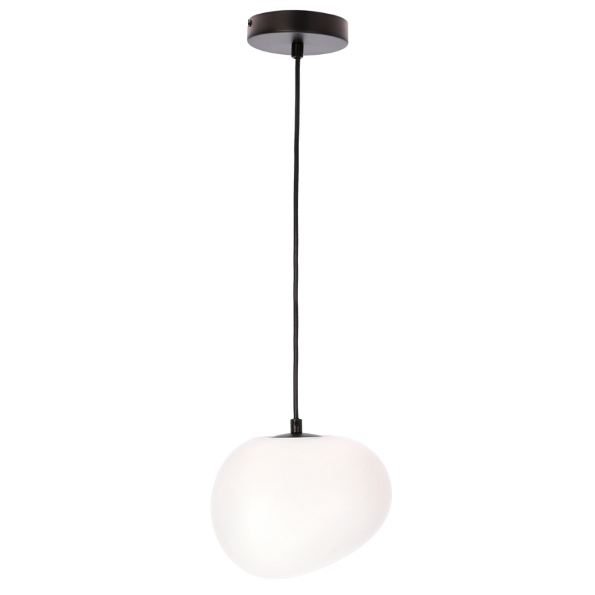 BRILAGI - Pendel med ledning PEBBLES 1xE27/40W/230V Ø 20 cm sort