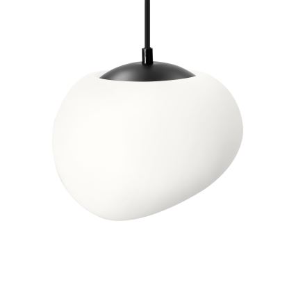 BRILAGI - Pendel med ledning PEBBLES 1xE27/40W/230V Ø 20 cm sort