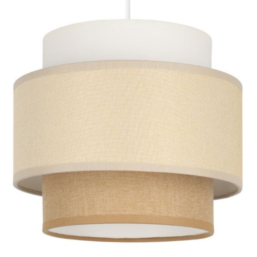 Brilagi - Pendel med ledning RESNA 3xE27/60W/230V Ø 45 cm creme/beige