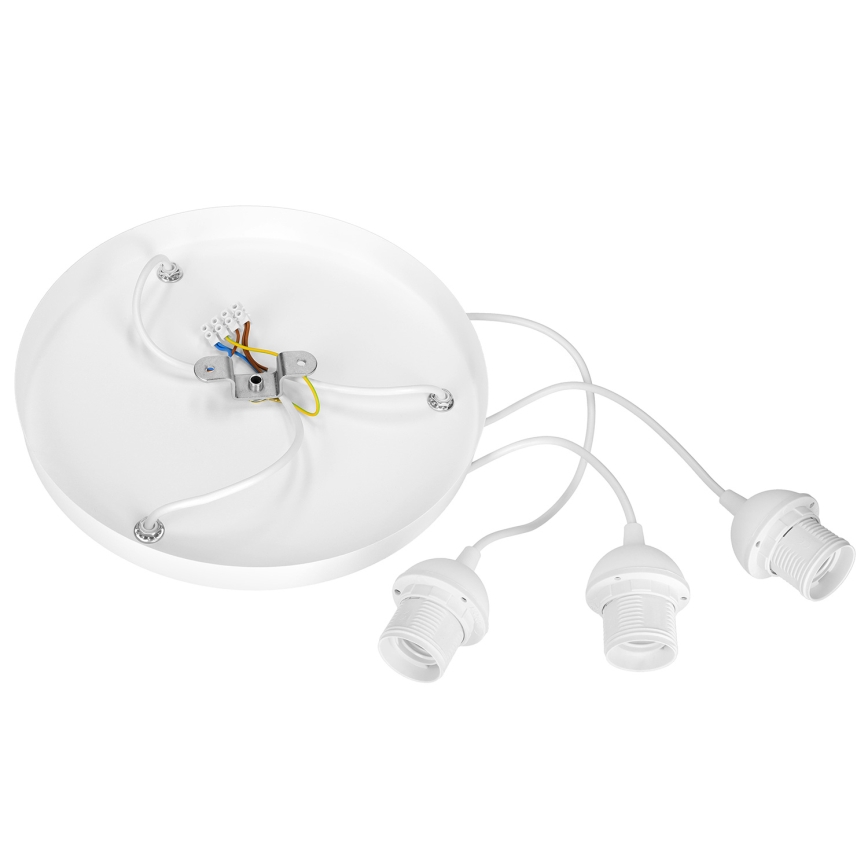 Brilagi - Pendel med ledning RESNA 3xE27/60W/230V Ø 45 cm creme/beige