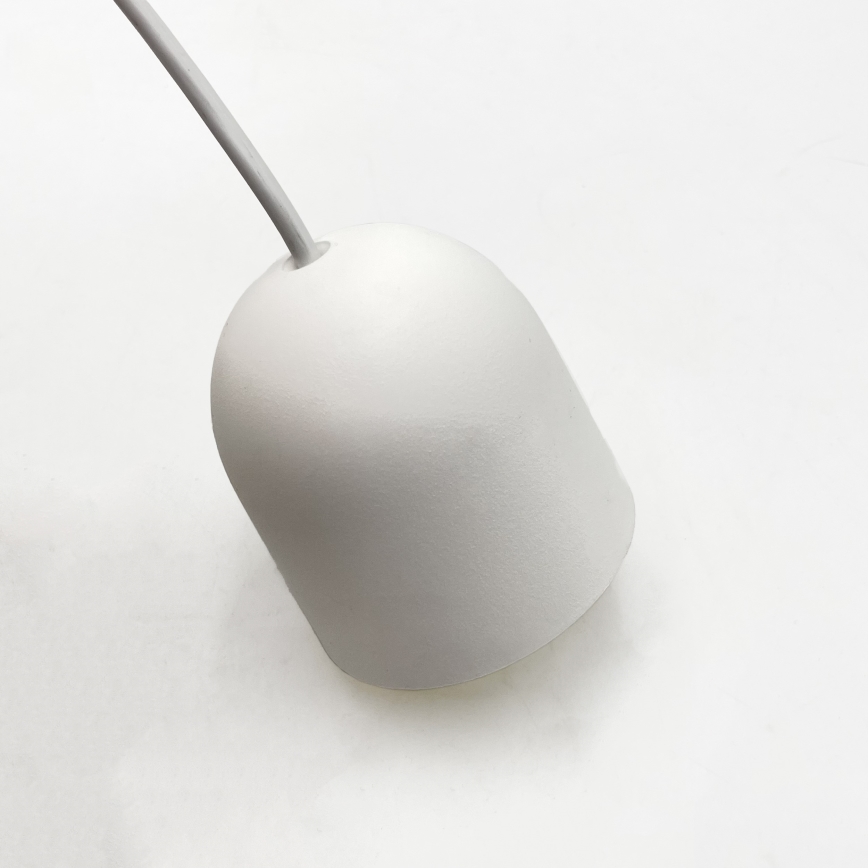Brilagi - Pendel med ledning SIRIJA MODERN 1xE27/60W/230V Ø 35 cm hvid