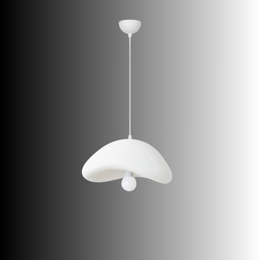 Brilagi - Pendel med ledning WABI SABI 1xE27/40W/230V Ø 42 cm hvid