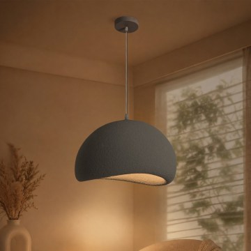 BRILAGI - Pendel med ledning WABI SABI 1xE27/60W/230V Ø 40 cm grå