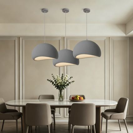 BRILAGI - Pendel med ledning WABI SABI 1xE27/60W/230V Ø 40 cm grå