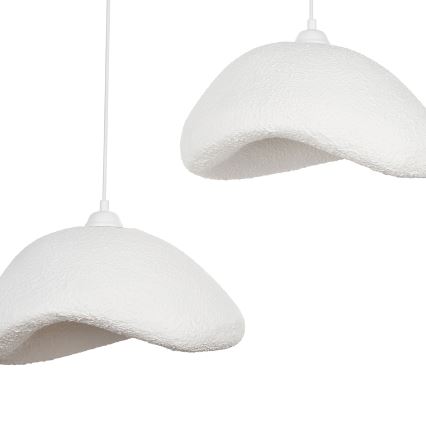 Brilagi - Pendel med ledning WABI SABI 2xE27/40W/230V Ø 74 cm hvid