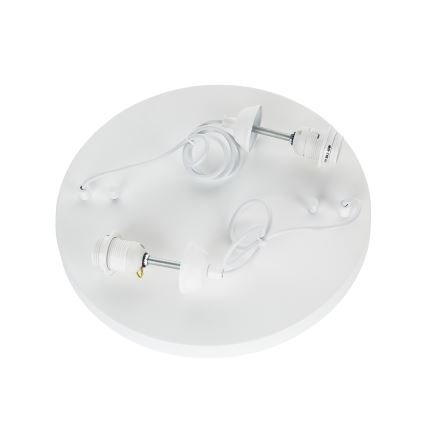 Brilagi - Pendel med ledning WABI SABI 2xE27/40W/230V Ø 74 cm hvid