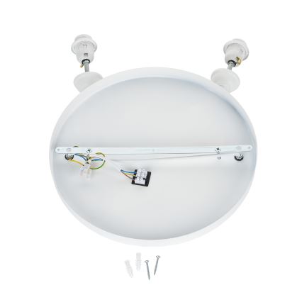 Brilagi - Pendel med ledning WABI SABI 2xE27/40W/230V Ø 74 cm hvid