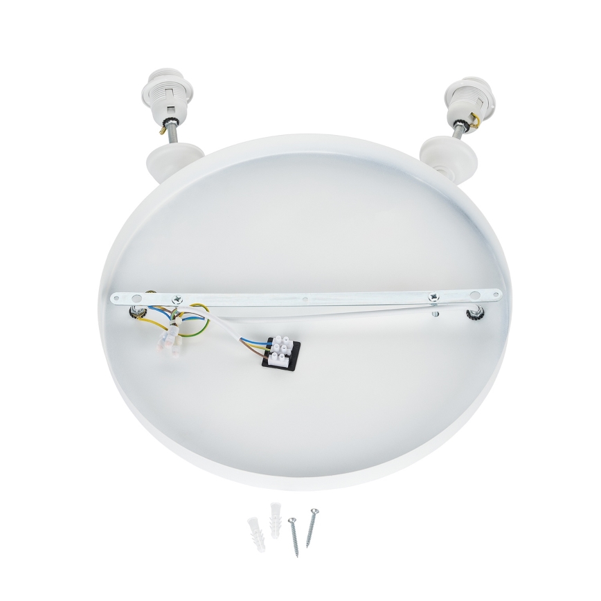 Brilagi - Pendel med ledning WABI SABI 2xE27/40W/230V Ø 74 cm hvid