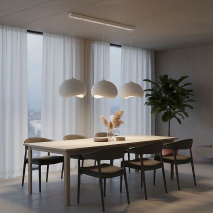 Brilagi - Pendel med ledning WABI SABI 3xE27/40W/230V hvid