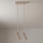 Brilagi - Pendel med stang SELE 2xGU10/30W/230V beige