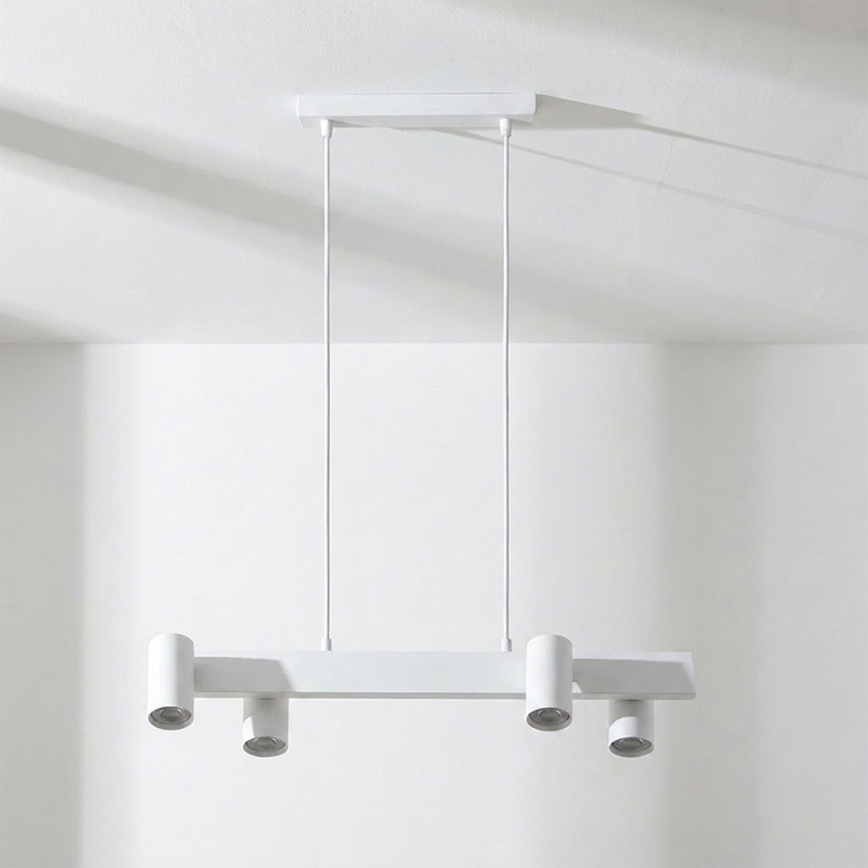 BRILAGI - Pendel med wire SELE 4xGU10/30W/230V hvid