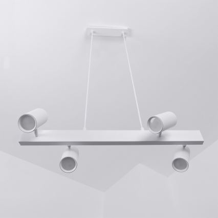 BRILAGI - Pendel med wire SELE 4xGU10/30W/230V hvid