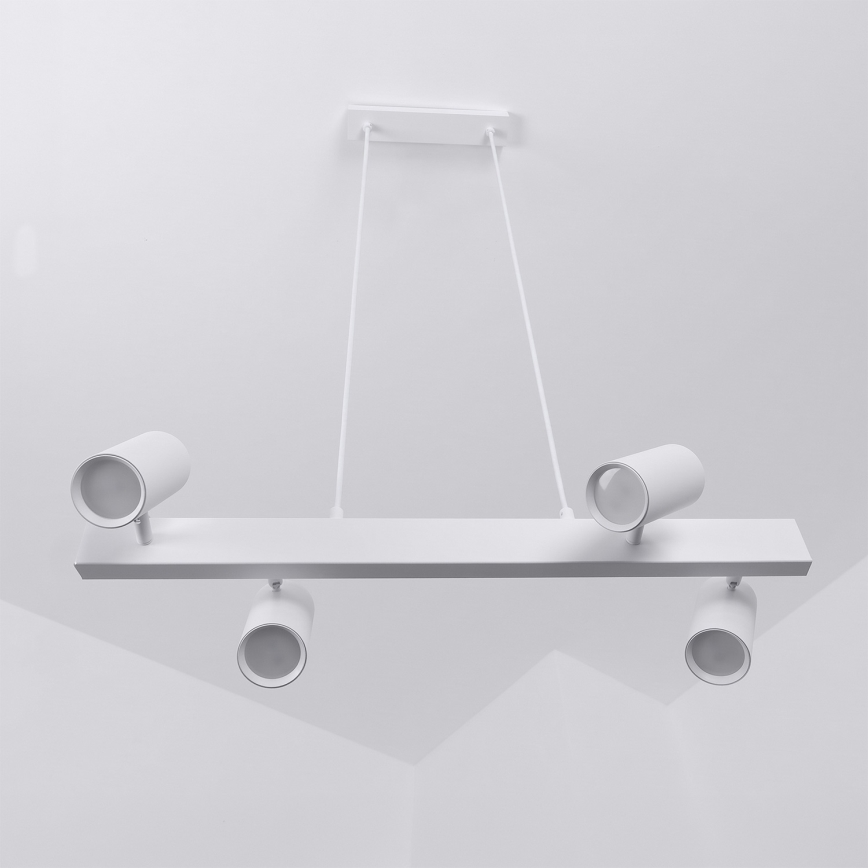 BRILAGI - Pendel med wire SELE 4xGU10/30W/230V hvid