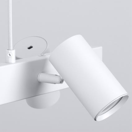 BRILAGI - Pendel med wire SELE 4xGU10/30W/230V hvid