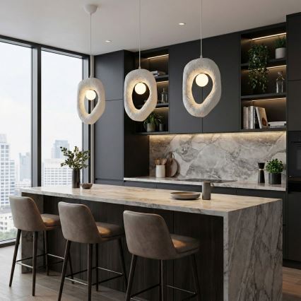 Brilagi - Pendel med wire WABI SABI 1xG9/8W/230V hvid