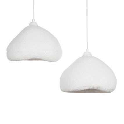 Brilagi - Pendel med wire WABI SABI 2xE27/40W/230V Ø 45 cm hvid