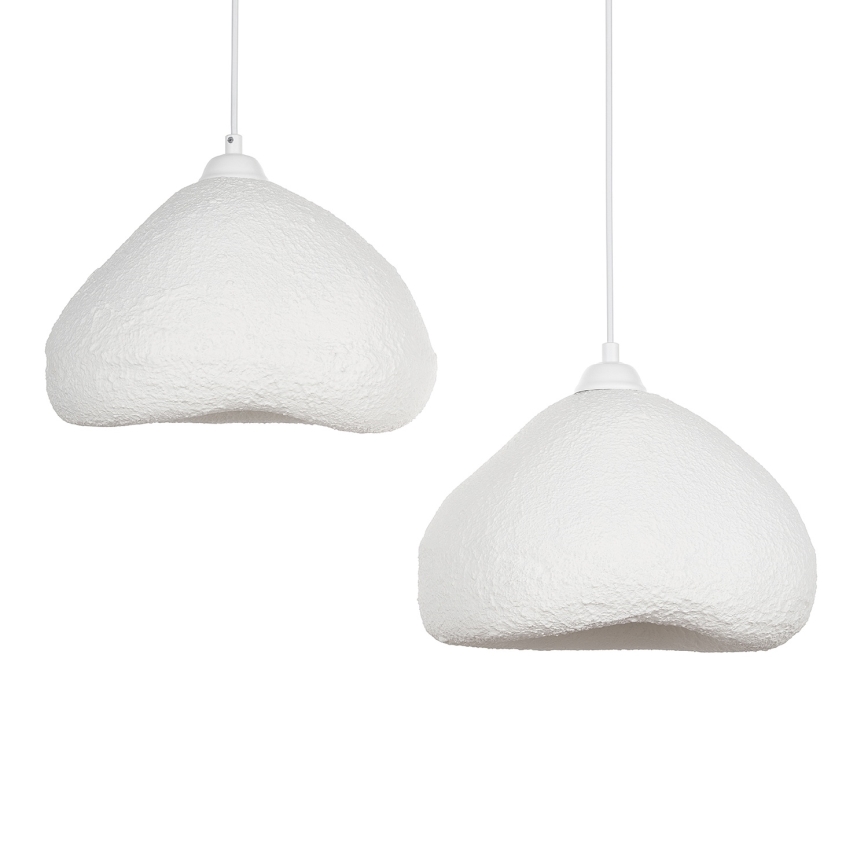 Brilagi - Pendel med wire WABI SABI 2xE27/40W/230V Ø 45 cm hvid