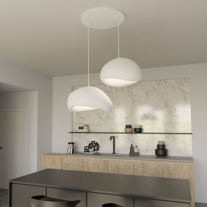 Brilagi - Pendel med wire WABI SABI 2xE27/40W/230V Ø 60 cm hvid