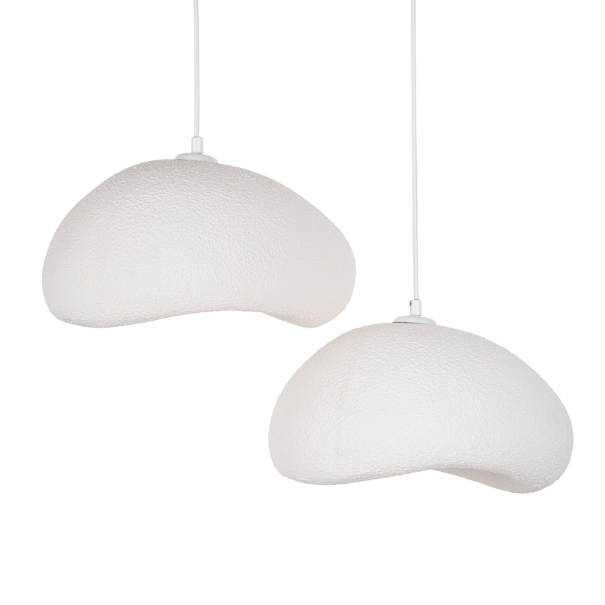 Brilagi - Pendel med wire WABI SABI 2xE27/40W/230V Ø 60 cm hvid