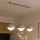 Brilagi - Pendel med wireophæng COSMO 3xE27/60W/230V beige/guld