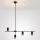 Brilagi - Pendel med wireophæng CRANE 4xGU10/30W/230V sort