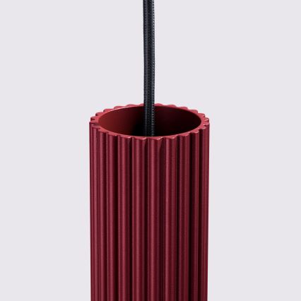 Brilagi - Pendel med wireophæng CRESTO 1xGU10/10W/230V bordeaux