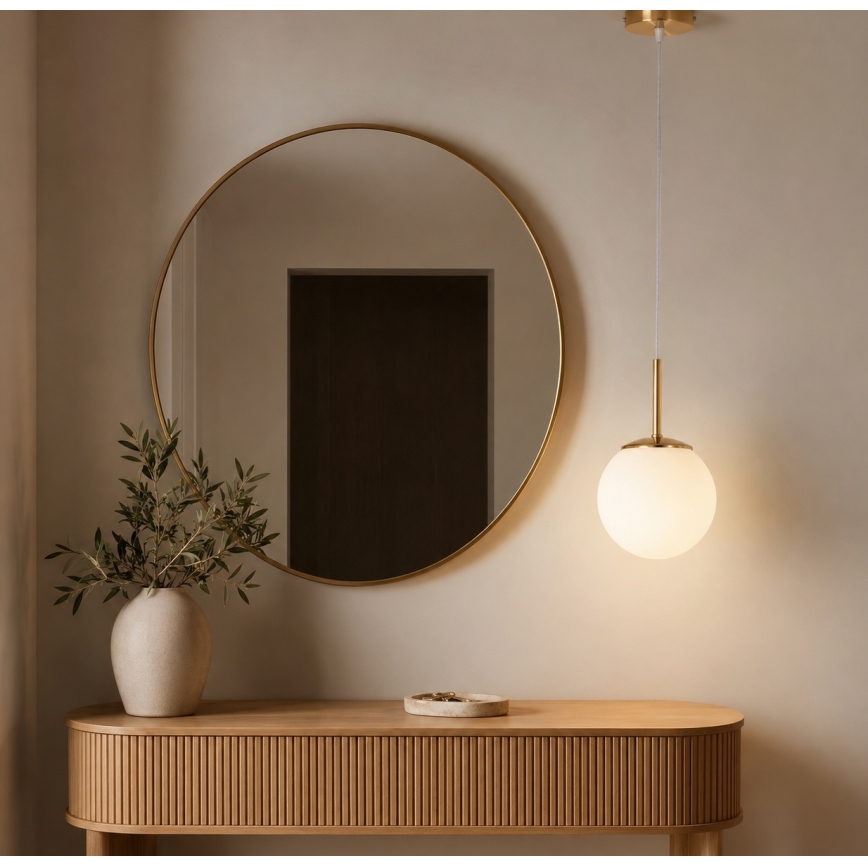 Brilagi - Pendel med wireophæng MILO 1xE27/60W/230V guld