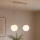 Brilagi - Pendel med wireophæng MILO 2xE27/60W/230V beige/guld