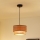 Brilagi - Pendel MONTANA BOHO 1xE27/15W/230V diameter 25 cm brun/sort