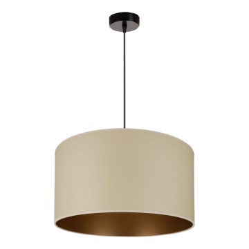 Brilagi - Pendel OREGON ROLLER VEGE 1xE27/15W/230V diameter 45 cm beige